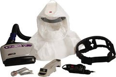 3M - Size Adjustable, Adjustable PAPR System - Headcover Headgear, Window, Auto Darkening Filter, Use for Heavy Industry & Healthcare - Exact Tooling