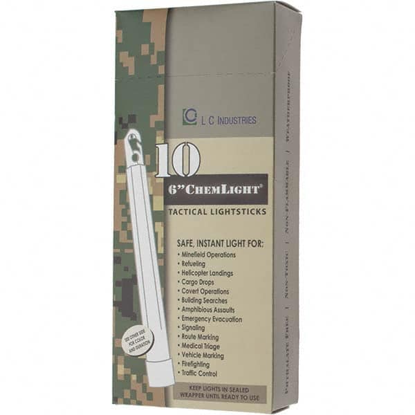 Ability One - Lightsticks; Color: Blue ; Length (Inch): 6 ; Illumination Time (Hours): 8 - Exact Tooling