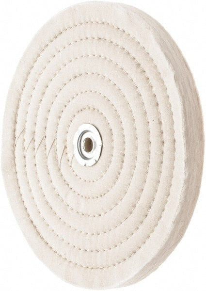 Value Collection - 10" Diam x 3/4" Thick Unmounted Buffing Wheel - 60 Ply, Polishing, 1" Arbor Hole, Medium Density - Exact Tooling