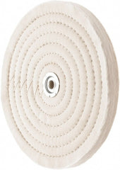 Value Collection - 10" Diam x 3/4" Thick Unmounted Buffing Wheel - 60 Ply, Polishing, 1" Arbor Hole, Medium Density - Exact Tooling