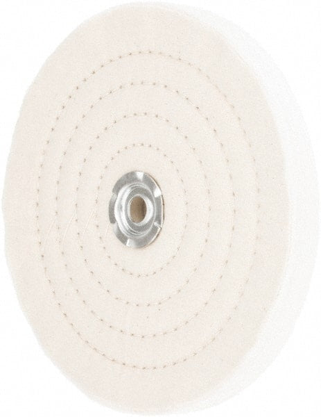Value Collection - 8" Diam x 3/4" Thick Unmounted Buffing Wheel - 60 Ply, Polishing, 1" Arbor Hole, Medium Density - Exact Tooling