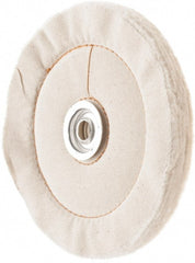 Value Collection - 6" Diam x 3/4" Thick Unmounted Buffing Wheel - 60 Ply, Polishing, 1" Arbor Hole, Medium Density - Exact Tooling