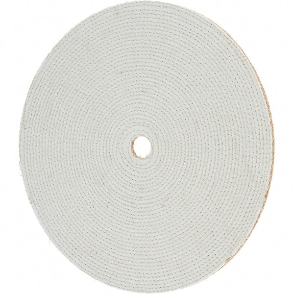 Value Collection - 16" Diam x 1/4" Thick Unmounted Buffing Wheel - 20 Ply, Polishing, 1-1/4" Arbor Hole, Hard Density - Exact Tooling