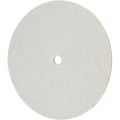 Value Collection - 16" Diam x 1/4" Thick Unmounted Buffing Wheel - 20 Ply, Polishing, 1-1/4" Arbor Hole, Hard Density - Exact Tooling