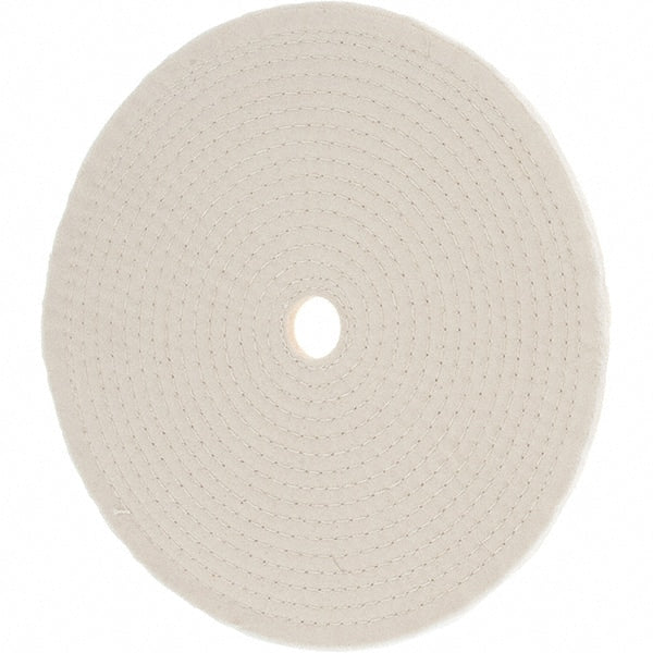 Value Collection - 14" Diam x 1/4" Thick Unmounted Buffing Wheel - 20 Ply, Polishing, 1-1/4" Arbor Hole, Hard Density - Exact Tooling