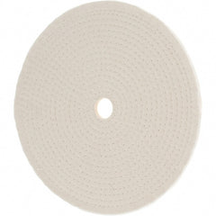 Value Collection - 14" Diam x 1/4" Thick Unmounted Buffing Wheel - 20 Ply, Polishing, 1-1/4" Arbor Hole, Hard Density - Exact Tooling