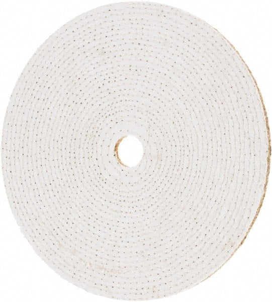 Value Collection - 12" Diam x 1/4" Thick Unmounted Buffing Wheel - 20 Ply, Polishing, 1-1/4" Arbor Hole, Hard Density - Exact Tooling