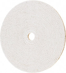 Value Collection - 12" Diam x 1/4" Thick Unmounted Buffing Wheel - 20 Ply, Polishing, 1-1/4" Arbor Hole, Hard Density - Exact Tooling
