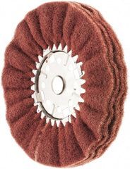 Value Collection - 12" Diam x 6" Thick, Hard Mounted Polishing Wheel - 2 Ply, Coarse Grade, 1-1/4" Shank Diam - Exact Tooling