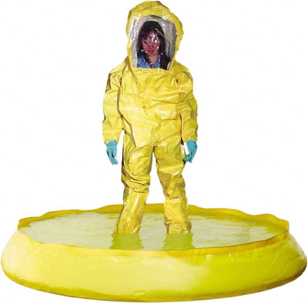 Eagle - 100 Gal PVC Containment Unit - 8" High x 74" Wide x 67" Long - Exact Tooling