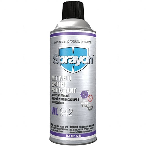 Sprayon - Wet Weld Spatter Protectant - 155 oz Aerosol Can - Exact Tooling