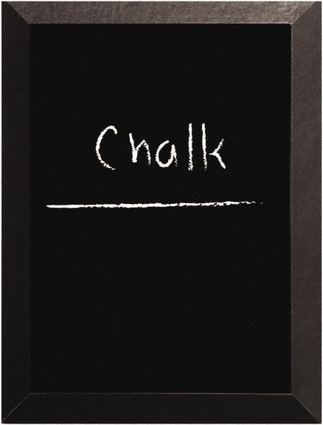 MasterVision - 36" High x 48/0" Wide Chalk Board - Laminate, Includes Mounting Kit - Exact Tooling