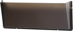 Deflect-o - 17-1/2" Wide x 6-1/2" High x 3" Deep Plastic Wall File - 1 Compartment, Smoke - Exact Tooling