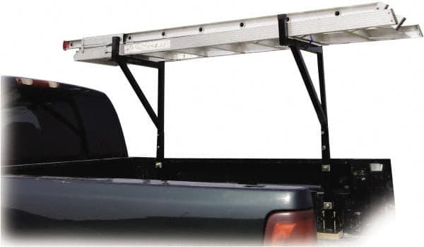Erickson Manufacturing - Steel Ladder Rack - 34" Wide, Black, For Use with Any Truck - Exact Tooling