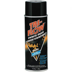 Tri-Flow - 11.25 oz Aerosol Synthetic High Temperature Grease - Translucent White, Food Grade & High Temperature, 400°F Max Temp, - Exact Tooling