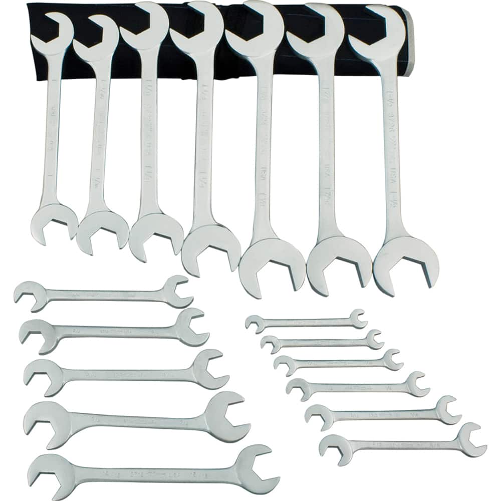 Martin Tools - 18 Pc, 7 - 36mm, 6-Point Metric Hydraulic Wrench Set - Exact Tooling