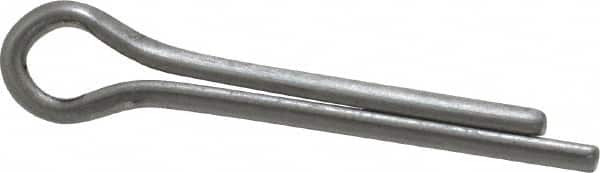 Made in USA - 5/32" Diam x 1" Long Extended Prong Cotter Pin - Grade 18-8, Uncoated, Stainless Steel - Exact Tooling