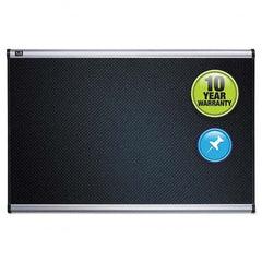 Quartet - Cork Bulletin Boards Style: Embossed Foam Bulletin Color: Black - Exact Tooling