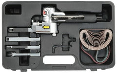 Universal Tool - 1/2 x 12 Inch, 20,000 RPM Air Belt Sander - 0.25 Hp, 1/4 NPT Inlet, 16 CFM Air Consumption - Exact Tooling