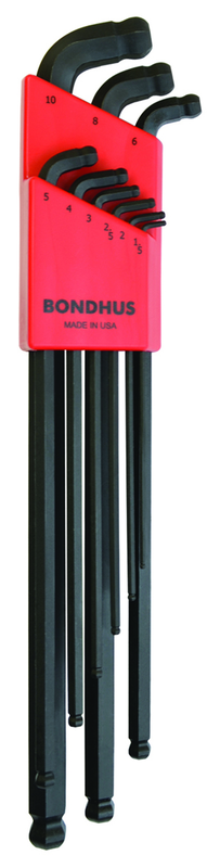 9 Pc. Double Ball End Stubby Length Set - Metric - Exact Tooling