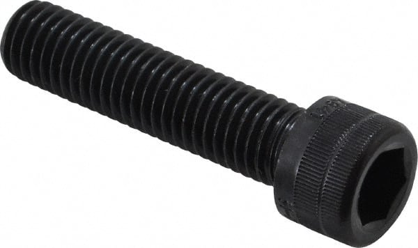 Holo-Krome - M12x1.75 Metric Coarse Hex Socket Drive, Socket Cap Screw - Grade 12.9 Alloy Steel, Black Oxide Finish, Fully Threaded, 50mm Length Under Head - Exact Tooling