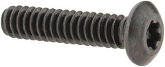 Camcar - #6-32 UNC Torx Plus Drive, Button Screw - Alloy Steel, Black Oxide Finish, Fully Threaded, 5/8" Length Under Head - Exact Tooling