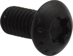 Camcar - #10-32 UNF Torx Plus Drive, Button Screw - Alloy Steel, Black Oxide Finish, Fully Threaded, 3/8" Length Under Head - Exact Tooling