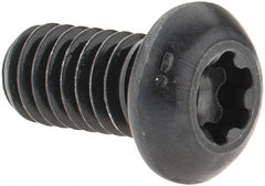 Camcar - 5/16-18 UNC Torx Plus Drive, Button Screw - Alloy Steel, Black Oxide Finish, Fully Threaded, 5/8" Length Under Head - Exact Tooling