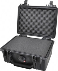 Pelican Products, Inc. - 7-51/64" Wide x 7-9/16" Deep x 4-19/64" High, Clamshell Hard Case - Black, Plastic - Exact Tooling