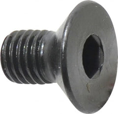 Holo-Krome - M12x1.75 Metric Coarse Hex Socket Drive, 90° Flat Screw - Grade 12.9 Alloy Steel, Black Oxide Finish, Fully Threaded, 20mm OAL - Exact Tooling