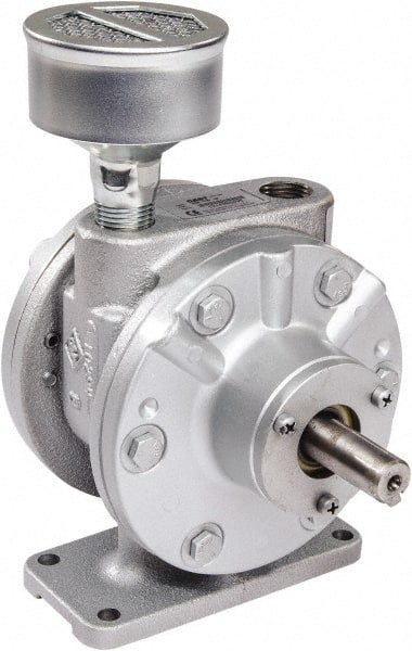 Gast - 4 hp Reversible Foot Air Actuated Motor - 0:00 Gear Ratio, 3,000 Max RPM, 1.36" Shaft Length, 5/8" Shaft Diam - Exact Tooling
