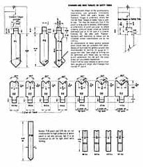 Made in USA - 9 Gauge, Press Brake Punch and Die Set - 8 Ft. Punch and Die Length - Exact Tooling