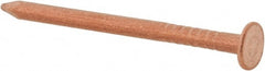 Made in USA - 3D, 14 Gauge, 1-1/4" OAL Common Nails - Smooth Shank, Copper - Exact Tooling