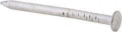 Made in USA - 2D, 15 Gauge, 1" OAL Common Nails - Smooth Shank, Aluminum - Exact Tooling