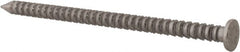 Made in USA - 8D, 10 Gauge, 2-1/2" OAL Common Nails - Ring Shank, 316 Stainless Steel - Exact Tooling
