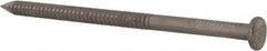 Made in USA - 20D, 6 Gauge, 4" OAL Common Nails - Ring Shank, 316 Stainless Steel - Exact Tooling