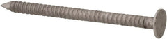 Made in USA - 3D, 14 Gauge, 1-1/4" OAL Common Nails - Ring Shank, 18-8 Stainless Steel - Exact Tooling
