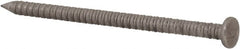 Made in USA - 8D, 10 Gauge, 2-1/2" OAL Common Nails - Ring Shank, 18-8 Stainless Steel - Exact Tooling