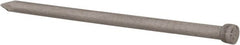 Made in USA - 6D, #13, 2" OAL Finishing Nails - Smooth Shank, 18-8 Stainless Steel - Exact Tooling