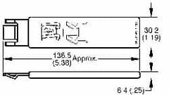 Made in USA - Steel, Clip On, Quarter Turn Stud Receptacle - Large #85 Stud Series - Exact Tooling
