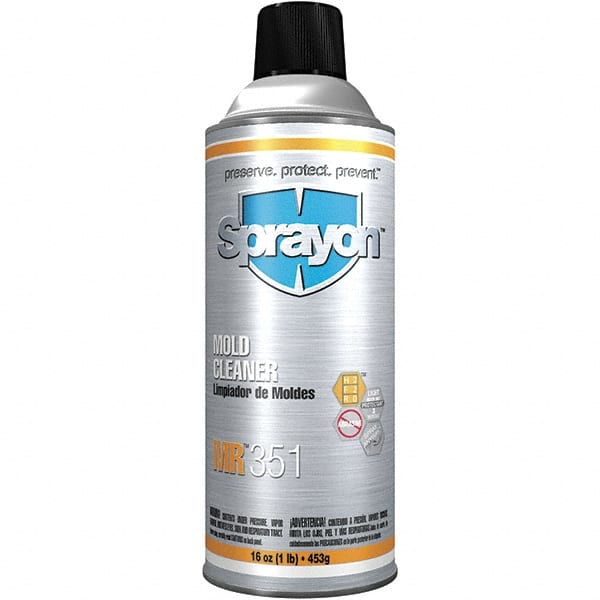 Sprayon - 16 Ounce Aerosol Can, Clear, Mold Cleaner - Exact Tooling