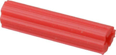 Value Collection - 15/64" Diam, 15/64" Drill, 1" OAL, Plug Concrete Anchor - Plastic - Exact Tooling
