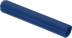 Value Collection - 5/16" Diam, 5/16" Drill, 2" OAL, 1-1/8" Min Embedment Plug Concrete Anchor - Plastic - Exact Tooling