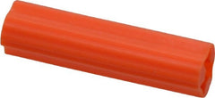 Value Collection - 3/8" Diam, 3/8" Drill, 1-1/2" OAL, 1-1/8" Min Embedment Plug Concrete Anchor - Plastic - Exact Tooling