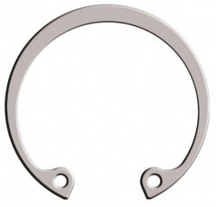 Rotor Clip - 0.035" Thick, Passivated Finish, Stainless Steel Snap Internal Retaining Ring - 0.039" Groove Width, 0.015" Groove Depth, 0.53" Groove Diam, Grade 15-7 Grade 632 - Exact Tooling