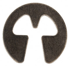 Rotor Clip - 0.079" Groove Diam, 7/64" Shaft Diam, Stainless Steel, E Style External Retaining Rings - 0.02" Groove Width, 0.015" Groove Depth, 0.015" Ring Thickness, Grade 15-7 Grade 632 - Exact Tooling