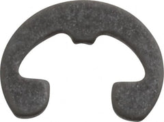 Rotor Clip - 3/16" Groove Diam, 7/32" Shaft Diam, Phosphate Steel, Reinforced E Style External Retaining Rings - 0.029" Groove Width, 0.015" Groove Depth, 0.025" Ring Thickness, Grade 1060-1090 - Exact Tooling