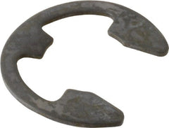 Rotor Clip - 0.58" Groove Diam, 3/4" Shaft Diam, Phosphate Steel, Bowed E Style External Retaining Rings - 0.085" Groove Width, 0.085" Groove Depth, 0.05" Ring Thickness, Grade 1060-1090 - Exact Tooling