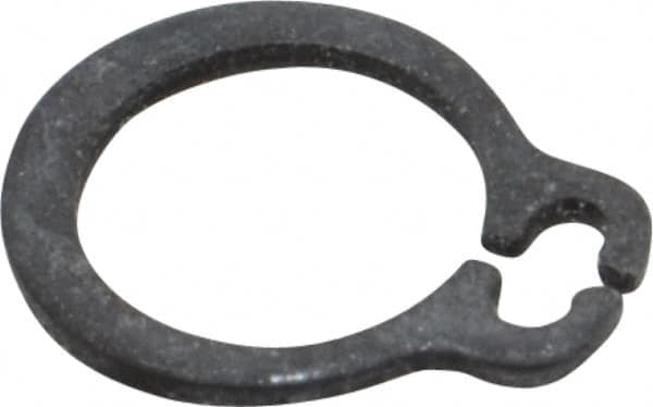 Rotor Clip - 23mm Shaft Diam, 22mm Groove Diam, Spring Steel Metric External SH Style Retaining Ring - Exact Tooling