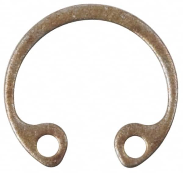 Rotor Clip - 1-1/2" Bore Diam, Spring Steel Internal Snap Retaining Ring - Exact Tooling